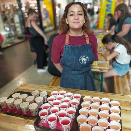 Animation gratuite Fête des mères organisée aujourd’hui par Zeeman, Biscuits mistral & Columbus café, bravo pour cette belle collaboration